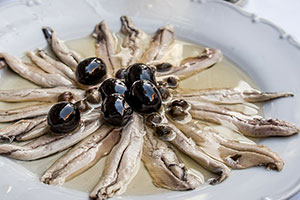 anchois au sel anchoité semi-conserve
