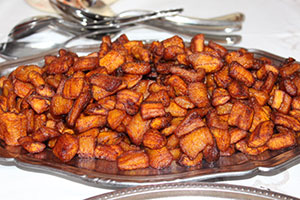 banane plantain cuite