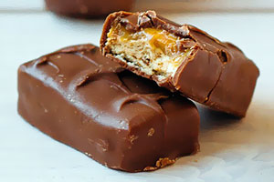 barre chocolatée biscuitée