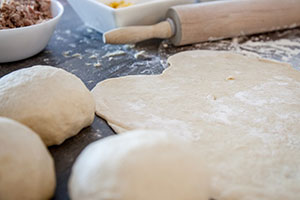 base de pizza à la crème