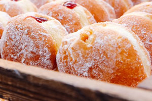 beignet à la confiture