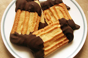 biscuit sec au beurre sablé galette ou palet au chocolat