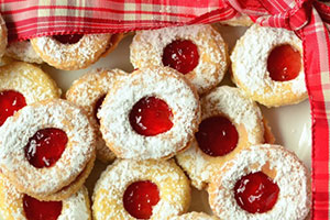 biscuit sec fourré aux fruits allégé en matières grasses