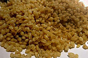 blé dur précuit grains entiers cuisiné à poêler