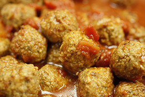 boulettes au boeuf à la sauce tomate