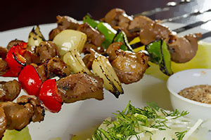 brochette d'agneau