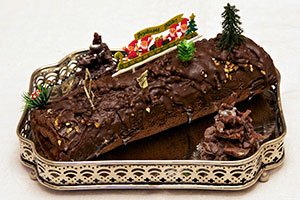 bûche de noël pâtissière