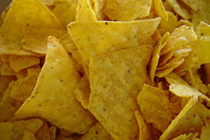chips de maïs ou tortilla chips