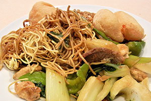 chop suey porc ou poulet