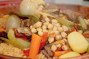 couscous à la viande ou au poulet allégé