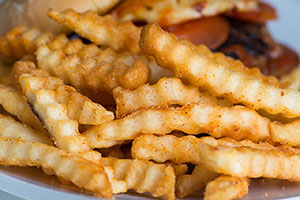 frites surgelées rôties