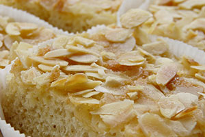 gâteau aux amandes préemballé