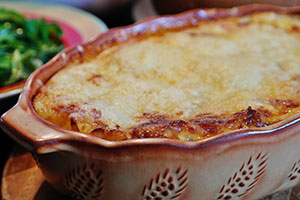 lasagnes ou cannelloni au fromage et aux épinards