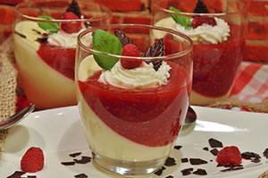 mousse aux fruits rayon frais