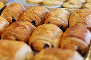 pain au chocolat feuilleté artisanal