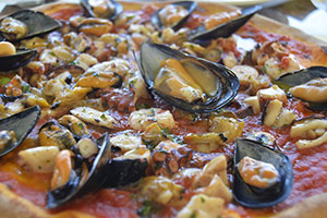 pizza aux fruits de mer