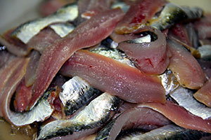 sardine filets sans arêtes à l'huile d'olive en boîte égouttés