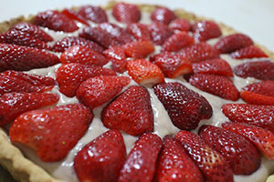 tarte aux fraises