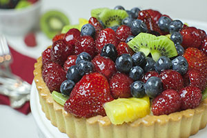 tarte aux fruits rouges