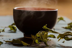 thé vert infusé non sucré