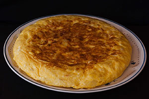 tortilla espagnole pommes de terre et oignons