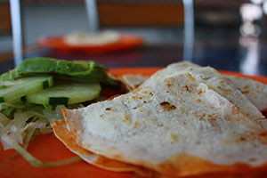 tortilla souple à garnir à base de blé