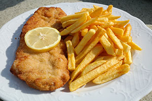 veau escalope panée cuite